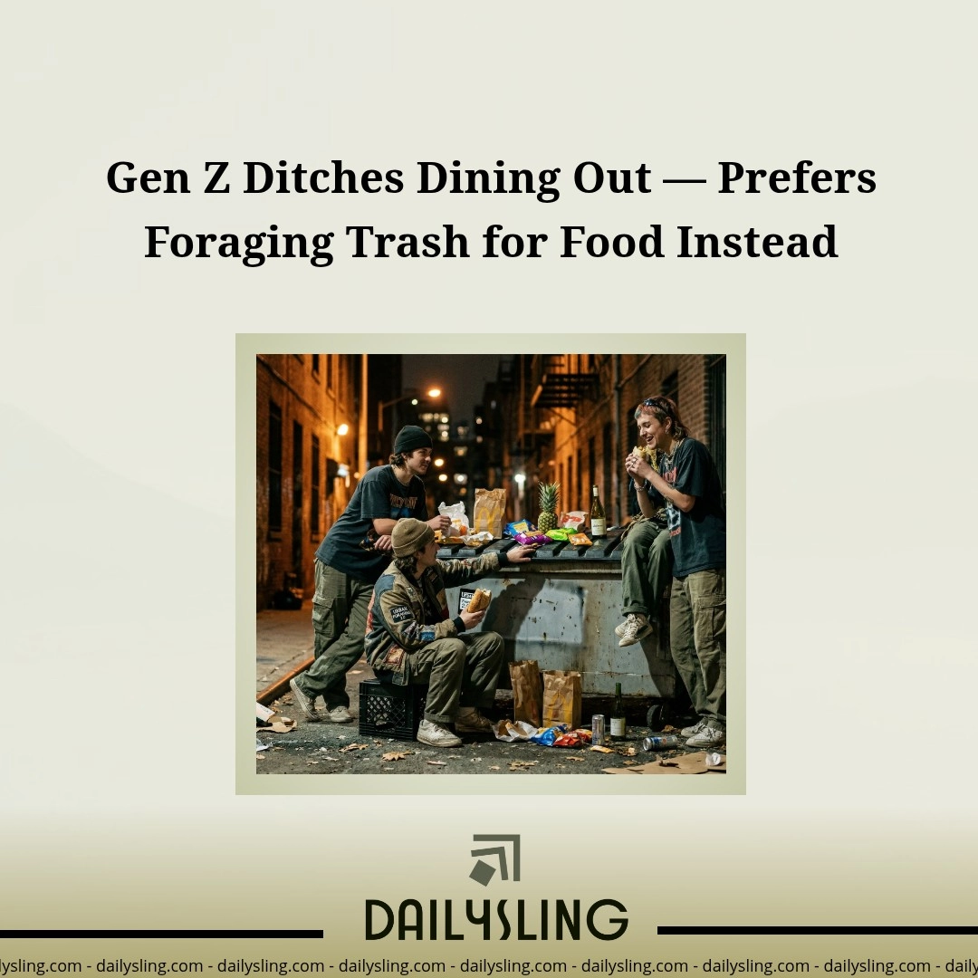 Gen Z Ditches Dining Out For Foraging Trash for Food Instead